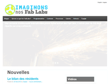 Tablet Screenshot of imaginonsnosfablabs.org